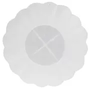 Moule silicone pour réaliser une coupelle forme design 14 cm - Transparent x1