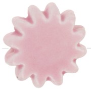 Perle soleil 19 mm en céramique - Rose x1