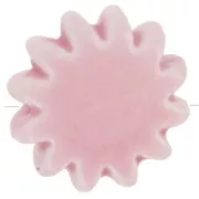 Perle soleil 19 mm en céramique - Rose x1