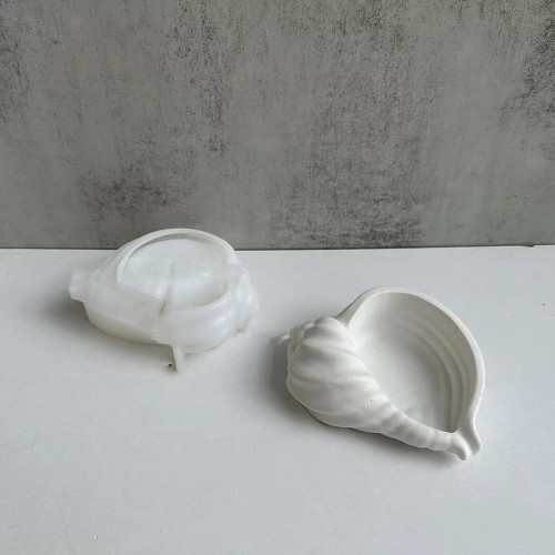 Moule silicone pour réaliser une coupelle forme coquillage 16x12cm -Transparent x1