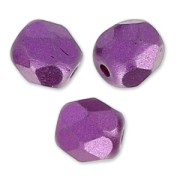 Facettes 4 mm Alabaster Pastel Bordeaux x50