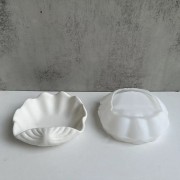 Moule silicone pour réaliser une coupelle forme coquillage 14x16 cm - Transparent