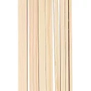 Bâtons de guidage en bois pour pâte polymère - 3 mm à 10 mm - Naturel x8