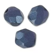 Facettes 4 mm Alabaster Pastel Montana Blue x50
