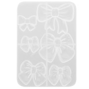 Moule silicone pour réaliser des noeuds papillons x1
