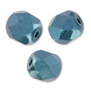 Facettes 4 mm Alabaster Pastel Petrol x50|raw }}