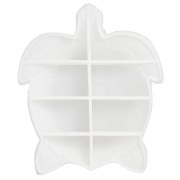 Moule silicone pour réaliser une coupelle forme tortue 25x22 cm - Transparent x1