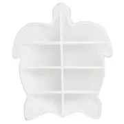 Moule silicone pour réaliser une coupelle forme tortue 25x22 cm - Transparent x1