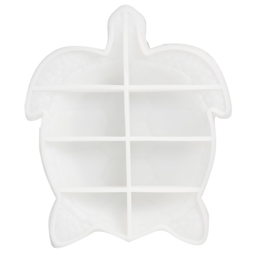 Moule silicone pour réaliser une coupelle forme tortue 25x22 cm - Transparent x1