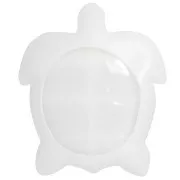Moule silicone pour réaliser une coupelle forme tortue 25x22 cm - Transparent x1