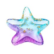 Moule silicone pour réaliser une coupelle forme étoile de mer 14x13 cm Transparent|raw }}