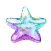 Moule silicone pour réaliser une coupelle forme étoile de mer 14x13 cm Transparent