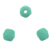 Facettes 3 mm Alabaster Saturated Teal x50|raw }}