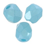 Facettes 3 mm Alabaster Pastel Aqua x50|raw }}