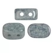 Perles en verre Lipsi® par Puca® 4x6 mm - Dapple Gray marble x10g