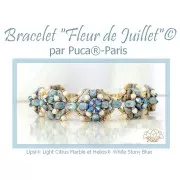 Perles en verre Lipsi® par Puca® 4x6 mm - Green Avocado x10g