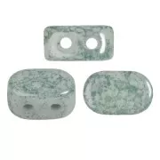 Perles en verre Lipsi® par Puca® 4x6 mm - Light Citrus marble x10g