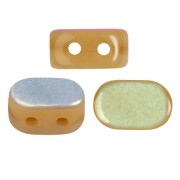 Perles en verre Lipsi® par Puca® 4x6 mm - Yellow Amber AB x10g|raw }}