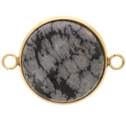 Intercalaire serti pour cabochon fond plat 20 mm - Acier inoxydable 304L x1