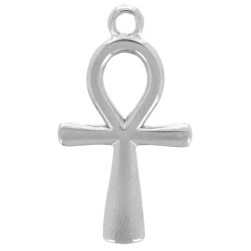 Pendentif croix égyptienne - Ânkh 23x13 mm - Acier inoxydable 304L x1