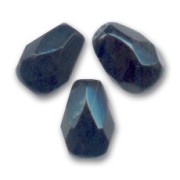 Poires facettées 7x5 mm Jet  x25|raw }}