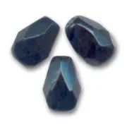 Poires facettées 7x5 mm Jet  x25
