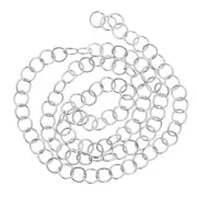 Anneaux ouverts 6x0.8 mm - Acier inoxydable 316L x100