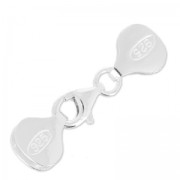 Fermoir mousqueton  9 mm pour Miyuki 11/0 6 rangs en Argent 925 x1|raw }}