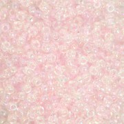 Rocaille Miyuki 11/0 265 - Transparent Pale Pink AB x8g|raw }}