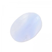 Cabochon ovale 14x10 mm Agate Bleue x1