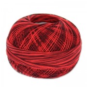 Fil de coton Lizbeth taille 40 Red Burst n°147 x274m