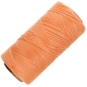 Bobine de fil ciré Linhasita pour micro macramé 0.35 mm - Orange clair (216) x448m|raw }}