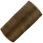 Bobine de fil ciré Linhasita pour micro macramé 0.35 mm - Kaki (222) x448m|raw }}