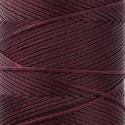 Bobine de fil ciré Linhasita pour macramé 1.4 mm - Cherry Black (630) x130m