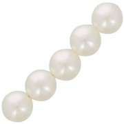 Perles rondes 18 mm imitation perle d'eau douce - Crème nacré x10|raw }}