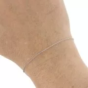 Chaîne maille Forçat 1 mm - Acier inoxydable 316L x1m