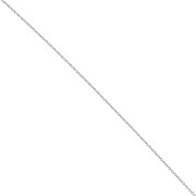 Chaîne maille Forçat limée 1.1 mm - Acier inoxydable 316L x1m