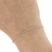 Chaîne maille Forçat limée 1.1 mm - Acier inoxydable 316L x1m