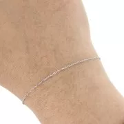 Chaîne maille Forçat limée 1 mm - Acier inoxydable 316L x1m