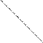 Chaîne maille Forçat limée biseautée 2 mm - Acier inoxydable 316L x1m