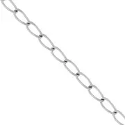 Chaîne maille Cheval limée 3.3 mm - Acier inoxydable 316L x1m