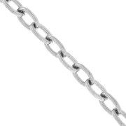 Chaîne maille Forçat 6.3 mm - Acier inoxydable 316L x50cm