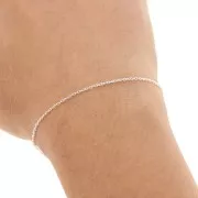 Chaîne maille forçat 1.15 mm en Argent 925 x1m