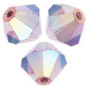 Perles toupies Preciosa - Rondelle Bead 5 mm - Amethyst AB 2X x12