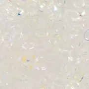 Rocailles Matubo 7/0 - 3.5 mm Crystal AB x10g