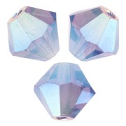 Perles toupies Preciosa - Rondelle Bead 5 mm - Tanzanite AB 2X x12|raw }}