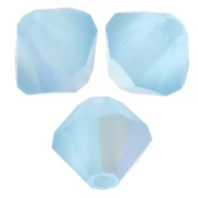 Perles toupies Preciosa - Rondelle Bead 5 mm - Aqua Bohemica AB Matt x12