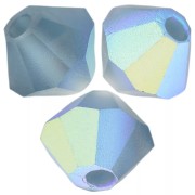 Perles toupies Preciosa - Rondelle Bead 5 mm - Montana AB Matt x12|raw }}