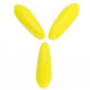 Dagues en verre 3x11 mm - Opaque Jaune x50|raw }}