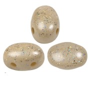 Perles en verre Samos® par Puca® 5x7 mm Constellation Beige x10g